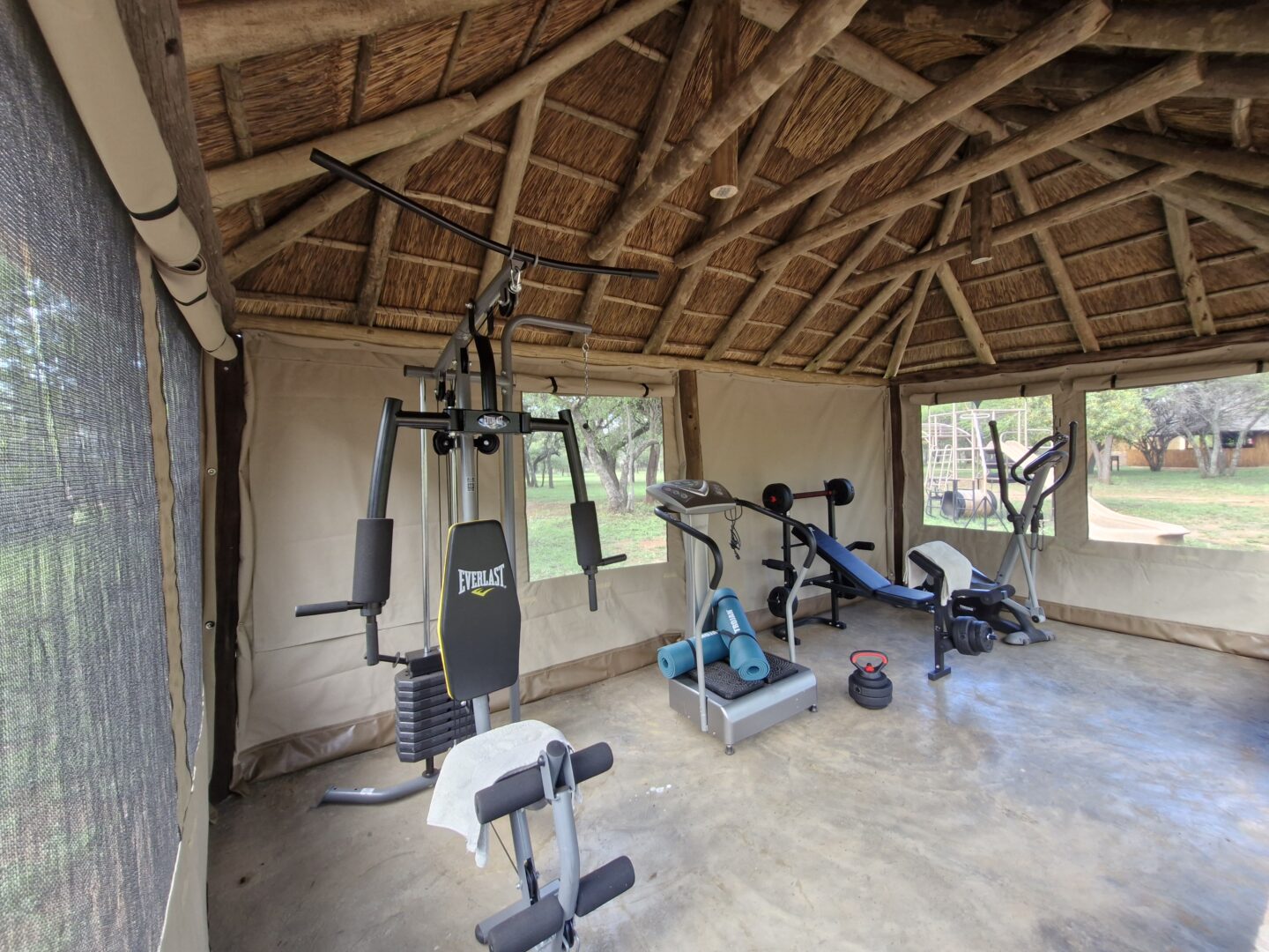 Bush Gym Bush gym at Sun Acres Farm in Dinokeng Game Reserve